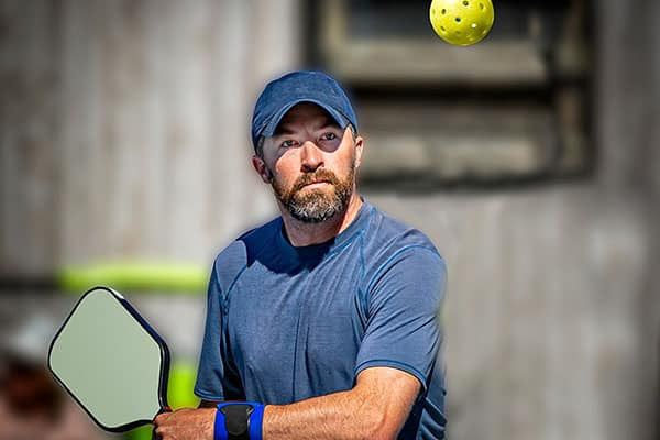 Pickleball player