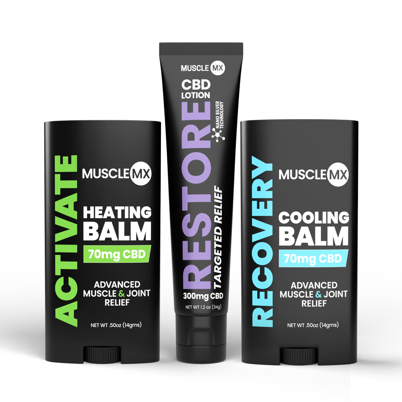 CBD Topical Travel Bundle – Muscle MX